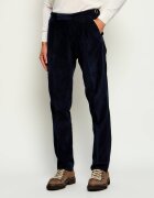 Tombolini Pantaloni | Tapered fit | catifea reiată