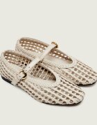 Tommy Hilfiger Balerini Mary Jane cu adaos de piele