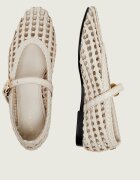 Tommy Hilfiger Balerini Mary Jane cu adaos de piele