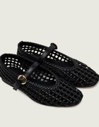 Tommy Hilfiger Balerini Mary Jane cu adaos de piele