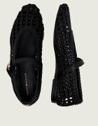 Tommy Hilfiger Balerini Mary Jane cu adaos de piele