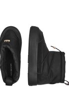 Tommy Hilfiger Bocanci Flag Nylon Mini Snowboot cu adaos de piele