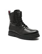 Tommy Hilfiger Botine cu adaos de piele