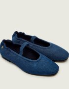 Tommy Hilfiger De blugi balerini Mary Jane cu adaos de piele