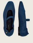 Tommy Hilfiger De blugi balerini Mary Jane cu adaos de piele