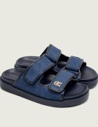 Tommy Hilfiger De blugi șlapi cu adaos de piele