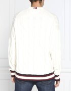 Tommy Hilfiger de lână pulover monogram cable cricket | oversize fit