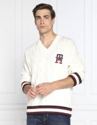 Tommy Hilfiger de lână pulover monogram cable cricket | oversize fit