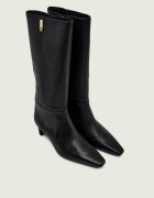 Tommy Hilfiger De piele cizme cu toc KITTEN LONG BOOT