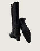 Tommy Hilfiger De piele cizme cu toc KITTEN LONG BOOT
