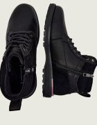 Tommy Hilfiger De piele încălțăminte înaltă CORPORATE