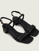 Tommy Hilfiger De piele sandale cu toc gros