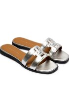 Tommy Hilfiger De piele șlapi