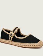 Tommy Hilfiger Espadrile Buckle Mary Jane cu adaos de piele