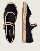 Tommy Hilfiger Espadrile Buckle Mary Jane cu adaos de piele
