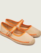 Tommy Hilfiger Espadrile Buckle Mary Jane cu adaos de piele
