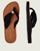 Tommy Hilfiger Flip flops cu adaos de piele