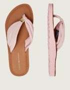 Tommy Hilfiger Flip flops cu adaos de piele