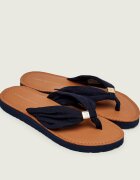 Tommy Hilfiger Flip flops cu adaos de piele