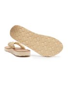 Tommy Hilfiger Flip flops cu adaos de piele