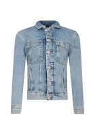 Tommy Hilfiger Geacă de blug TRUCKER DARK WASH | Oversize fit