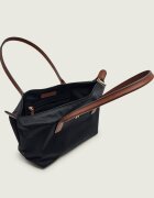 Tommy Hilfiger Geantă pe umăr East West cu adaos de piele