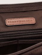 Tommy Hilfiger Geantă pe umăr East West cu adaos de piele