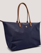 Tommy Hilfiger Geantă shopper cu adaos de piele