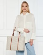 Tommy Hilfiger Geantă shopper cu adaos de piele