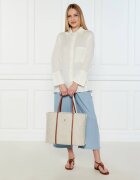 Tommy Hilfiger Geantă shopper cu adaos de piele