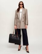 Tommy Hilfiger Geantă shopper TH CITY cu adaos de piele