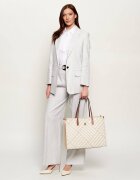 Tommy Hilfiger Geantă shopper TH CITY cu adaos de piele