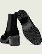 Tommy Hilfiger Ghete chelsea cu toc | piele întoarsă