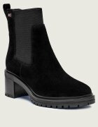 Tommy Hilfiger Ghete chelsea cu toc | piele întoarsă