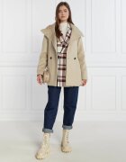 Tommy Hilfiger Palton DB BELTED FUNNEL JKT cu adaos de lână
