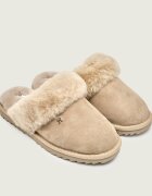 Tommy Hilfiger Papuci de casă | shearling | piele întoarsă cu adaos de lână
