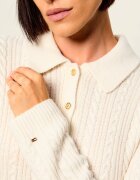 Tommy Hilfiger Polo | regular fit | cu adaos de mătase și lână