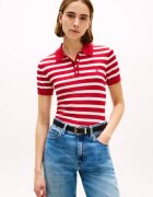 Tommy Hilfiger Polo | Slim Fit cu adaos de mătase
