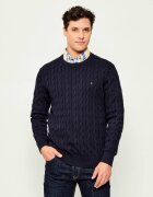 Tommy Hilfiger Pulover CLASSIC CABLE TH x F.C. Liverpool | regular fit