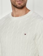 Tommy Hilfiger Pulover CLASSIC CABLE TH x F.C. Liverpool | regular fit