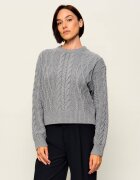 Tommy Hilfiger Pulover | Loose fit | cu adaos de mătase și lână