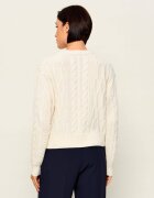 Tommy Hilfiger Pulover | Loose fit | cu adaos de mătase și lână