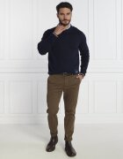 Tommy Hilfiger Pulover MONOTYPE GS TIPPED | Regular Fit cu adaos de mătase