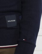 Tommy Hilfiger Pulover MONOTYPE GS TIPPED | Regular Fit cu adaos de mătase