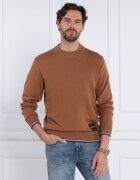 Tommy Hilfiger Pulover MONOTYPE GS TIPPED | Regular Fit cu adaos de mătase