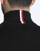 Tommy Hilfiger Pulover ZIP MOCK | Regular Fit cu adaos de cașmir