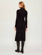 Tommy Hilfiger Rochie RIB ROLL-NK cu adaos de mătase