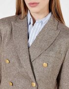 Tommy Hilfiger Sacou LUREX | Loose fit cu adaos de lână