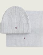 Tommy Hilfiger Șal + căciulă cu adaos de lână