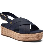 Tommy Hilfiger Sandale cu adaos de piele